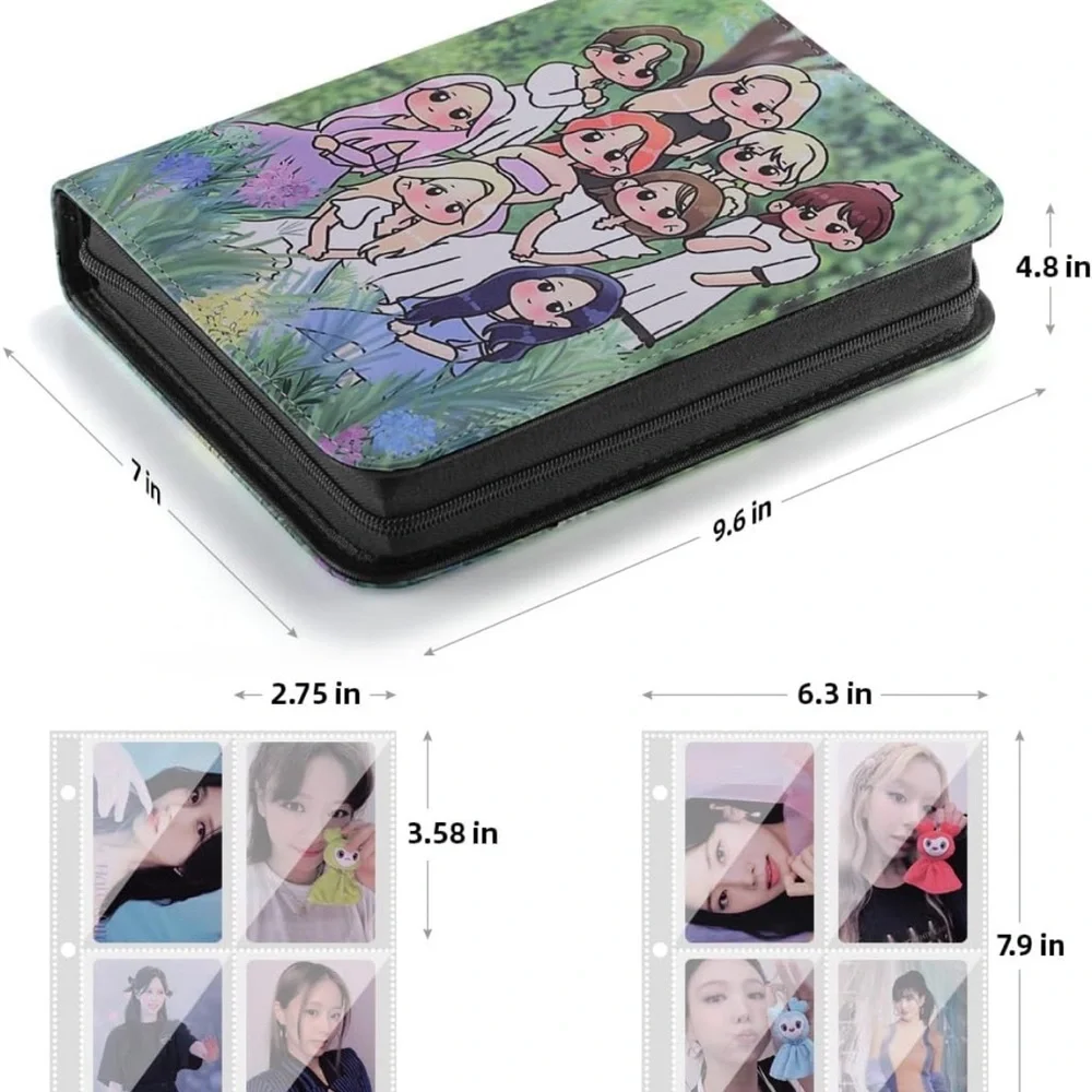 Kpop Twice Trading PhotoCard Binder 400 Photocard Holder Book with Sleeves - Picture 2 of 7